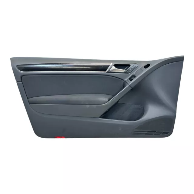 Revestimiento Puerta Delantera Izquierda de Cartón 2 VW Golf 6 5K Titanio Negro