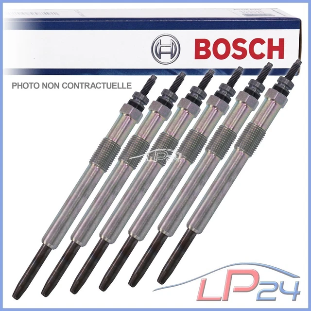 6x BOUGIE DE PRÉCHAUFFAGE BOSCH DURATERM GLP2-HS POUR AUDI A4 8E B7 8K B8 8H B6