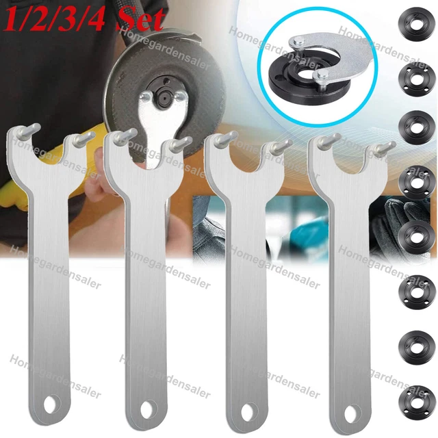 5/8&11 GRINDER ANGLE Spanner Wrench Flange Lock Nut Kit Set for Makita