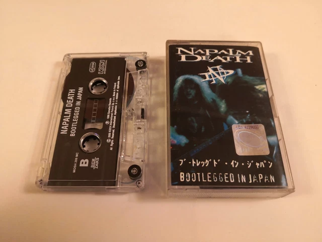Napalm Death  Bootlegged In Japan cassette  Carcass Terrorizer Mortician Nile