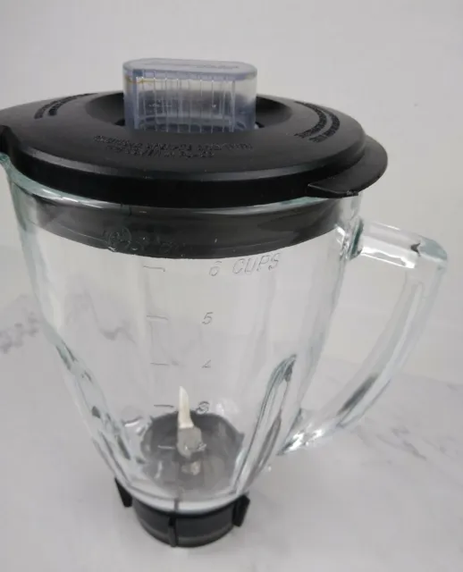 Oster 6 Cup Replacement Parts Pitcher w/Lid & Blade Blender Jar Glass Original