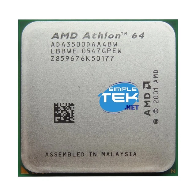 Cpu Processor Amd Athlon 64 Ada3000dik4bi AMD Athlon 64 3000 GHz