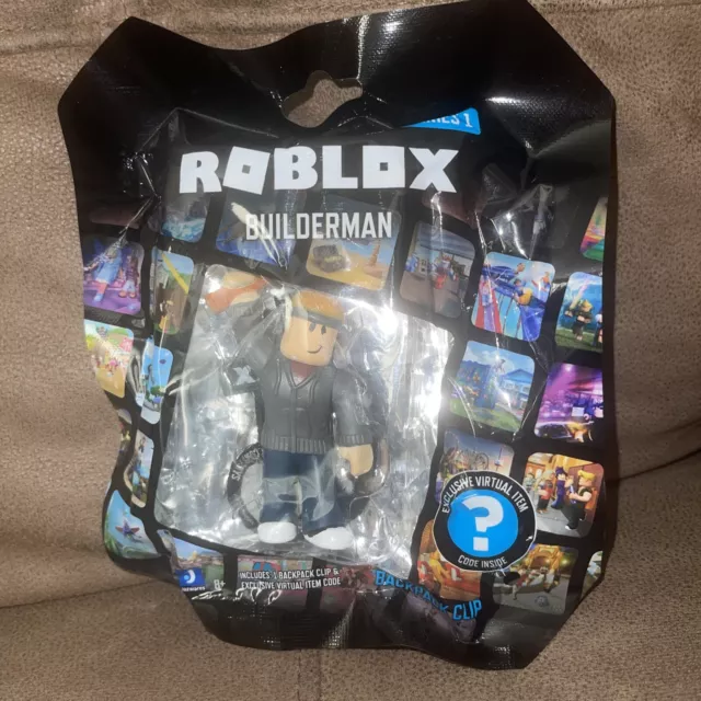 Roblox Series 1 Builderman 3 Mini Figure Includes Online Item Code Loose  Jazwares - ToyWiz