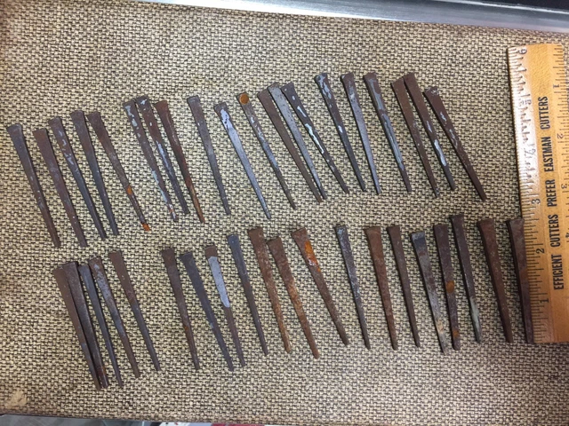 40 square head nails 2 1/2 Inches Long 2