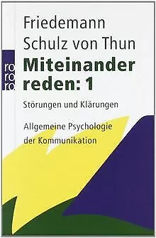 Miteinander reden 1: Störungen und Klärungen. Allgemeine... | Buch | Zustand gut