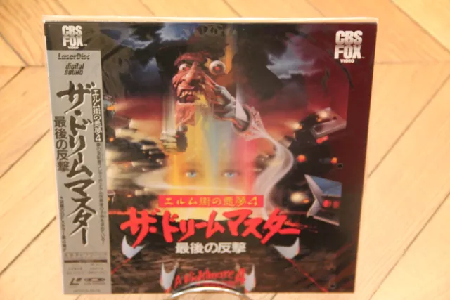 Nightmare on Street 4, A: Dream Master 1988 Laserdisc LD NTSC JAPAN OBI Horror