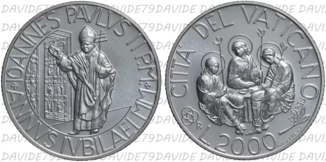 01411] CITTà DEL VATICANO  - PAPA GIOVANNI PAOLO II - 2000 LIRE ANNO SANTO