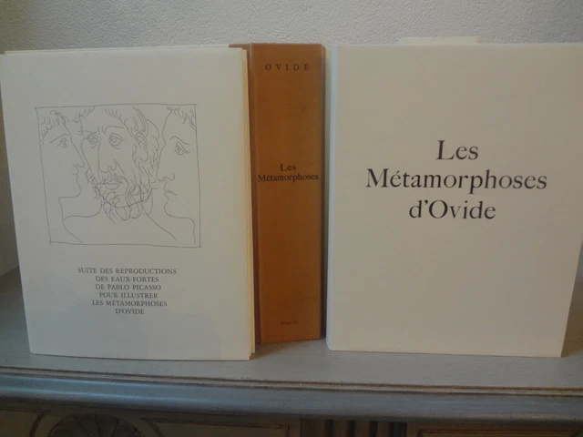 PICASSO LES METAMORPHOSES D'ovide Edition En Fac-Simile 1970 EUR 75,00