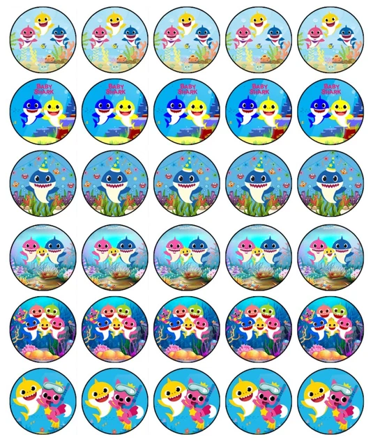 Shark Toppers Toppers Shark Glitter Shark Fin Pool Party Picks Baby