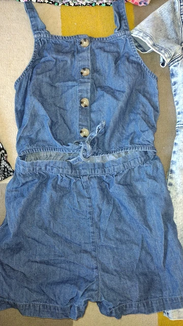 Girls age 7-8 years summer bundle jumpsuit, 3 dresses,playsuit,3 tops,2 shorts 6