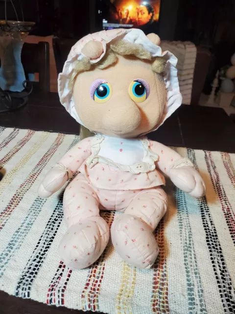 Muppet Babies Miss Piggy Hasbro Softies Plush Stuffed Doll Pampers 1984 Vintage