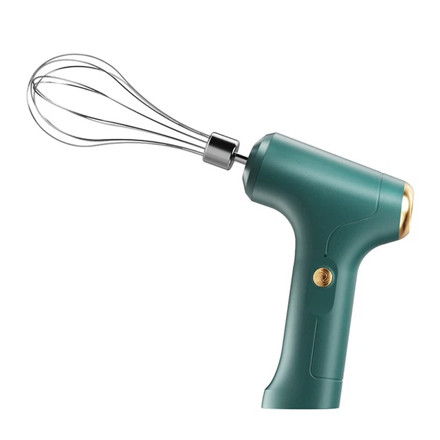 Elegante ed efficiente frullatore manuale USB per cremare burro e miscelare