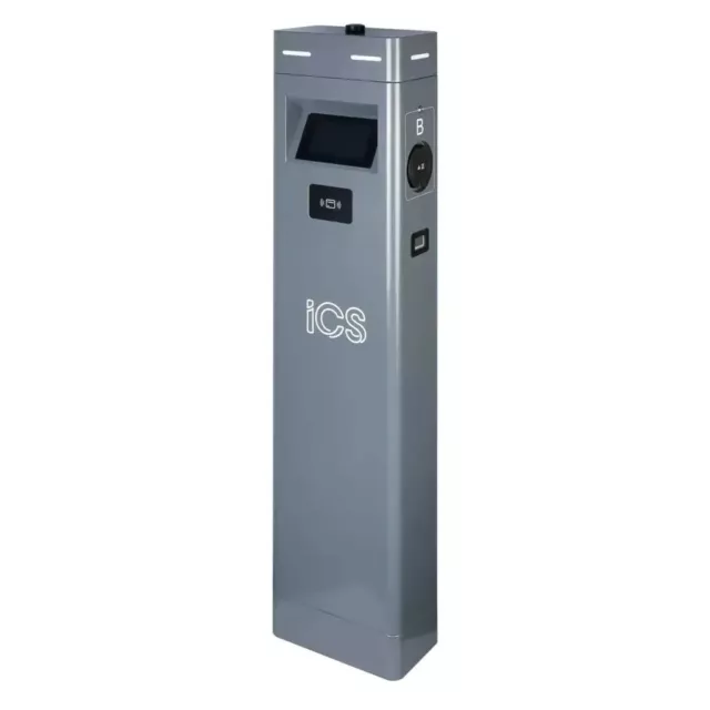 ICS 22kW W22CPT Electric Vehicle Pedestal Charger with 2 x 32A Type 2 Sockets