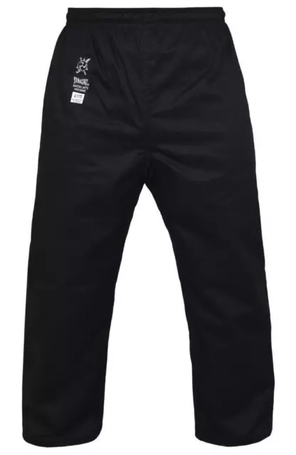 Yamasaki Gi Martial Arts Pants 10oz - Black - Kids & Adult Sizes - Morgan Sports 2