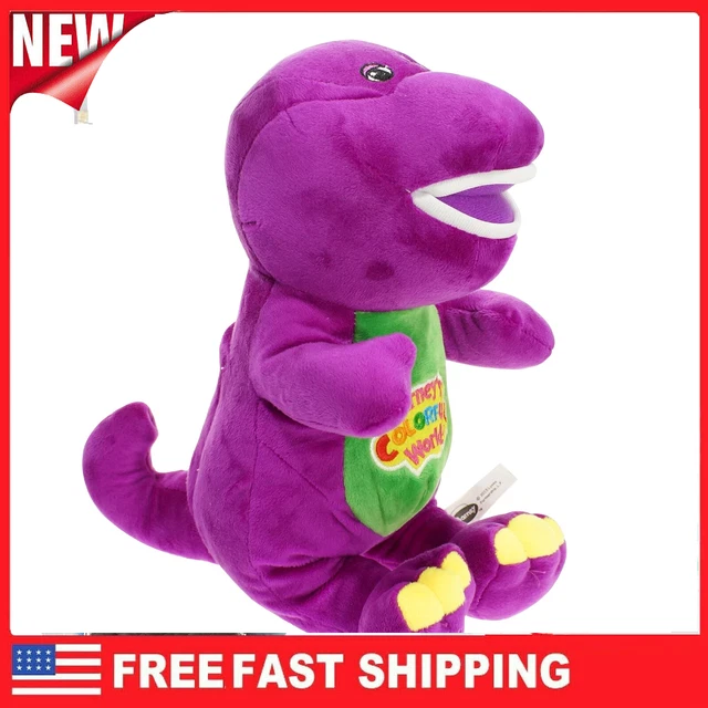 BARNEY DINOSAUR SINGING "I Love You" Song Stuffed Soft 11 inch Plush