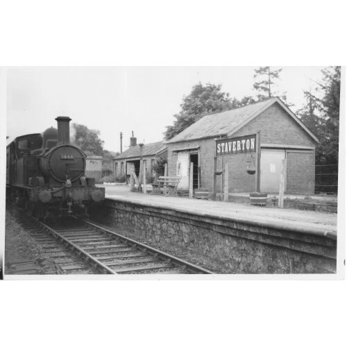 ORIGINAL PHOTO ENGINE no. I466 at Staverton (1958) £4.99 PicClick UK