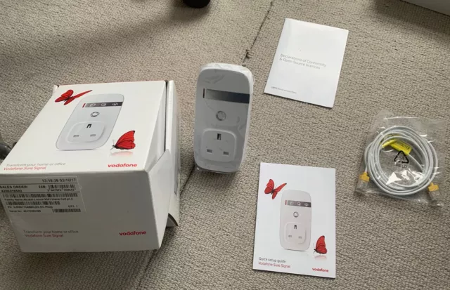 VODAFONE Sure Signal Booster V3 - Brand New. White. Boxed.