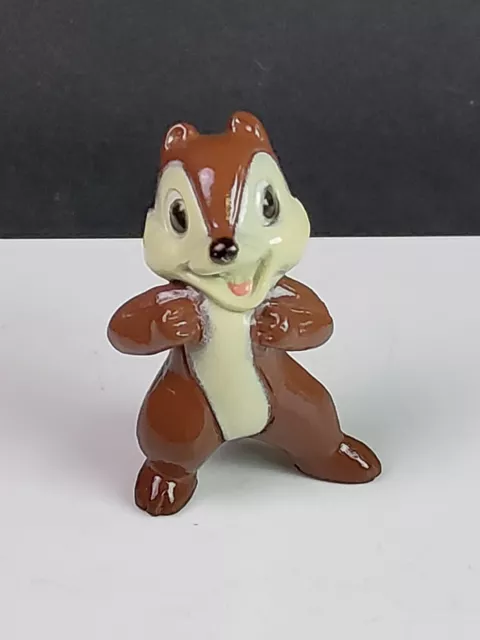 Disney Chip Plastic 1" Miniature Figurine Figure Chip n Dale Chipmunks Mickey