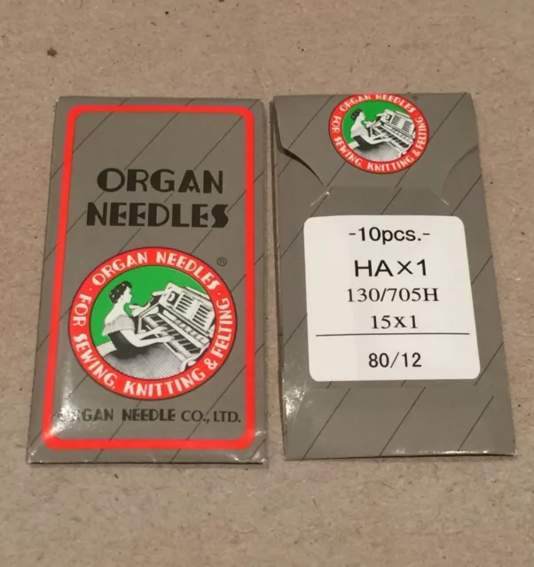 Organ Universal Sewing Machine Needles 80/12- 10 Pcs
