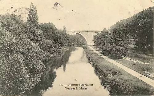 Cpa Nogent Sur Marne Vue Sur La Marne