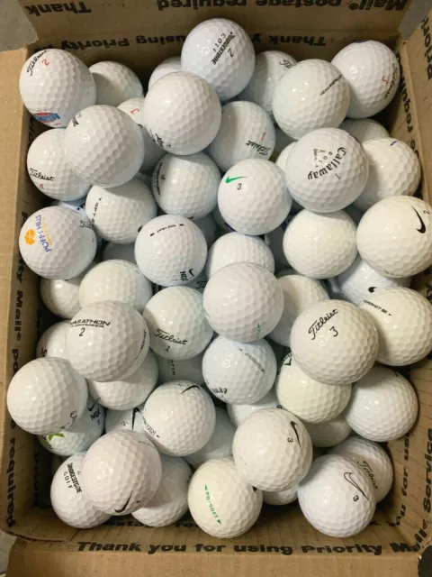 50,100,200,400 AAAAA Used Golf Balls Mint Condition Choose Quality & Quantity