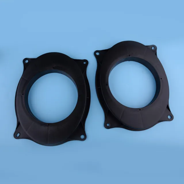 1pair Front Door Speaker Adapter Ring 6x9" to 6.5" Plate Converter Fit for Camry