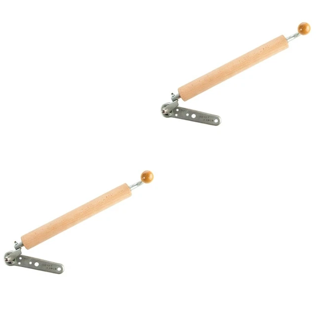 2 piezas Alfiler rodante de masa para hornear Alfiler herramienta de hornear Gadget de cocina para el hogar
