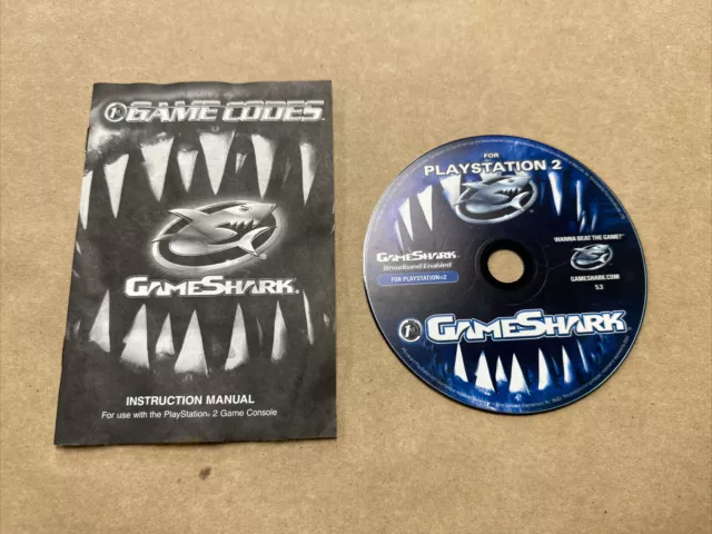 GameShark 2 for PS2 Playstation 2 Cheat Codes! WITH MANUAL RaRe