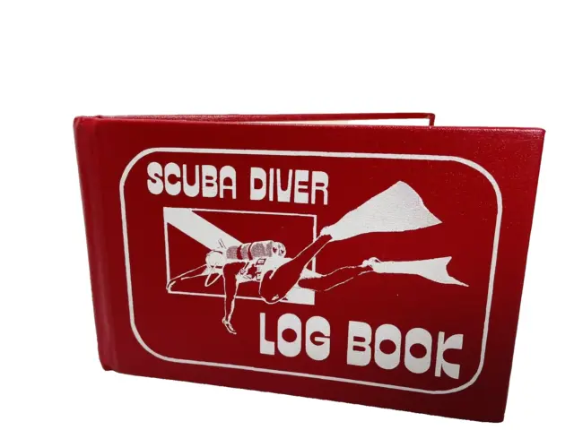 Scuba Diver Log Book Divers' Accessories Vintage Diving Log USED 90s