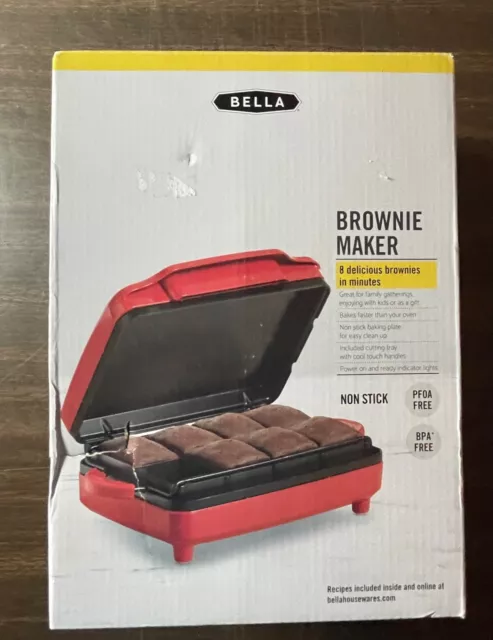 Kitchen, Bella The Ultimate Brownie Maker Red