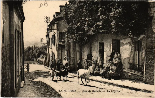 CPA Saint-Prix Rue de Rubelle, La Glycine FRANCE (1307785)