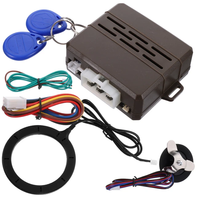 12V Fernbedienung Auto Motor push Start Stop Knopf 433MHZ Zündung Starterset DE