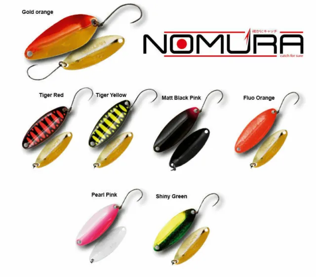 Cucchiaini Nomura Micro Isei Trout Area Lake Fishing 2,3-2,9 gr/ Amo 3,2 -...