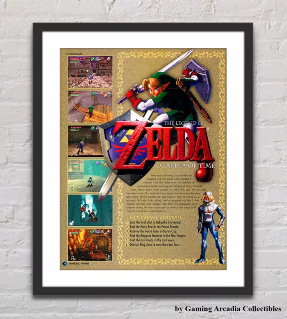 Big Poster The Legend Of Zelda Ocarina Of Time LO05 90x60 cm