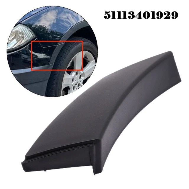 Paraurti Barra Ornamentale Copertura Ricambio Plastica 51113401929 Auto Nera