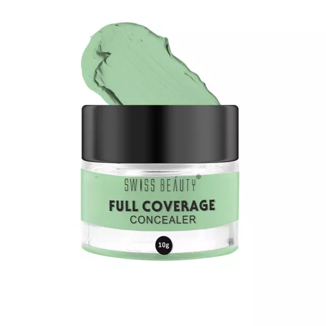 SWISS BEAUTY Couverture Complète Correcteur Visage Maquillage Vert De 10g