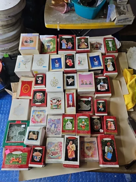 Lot Of 39 Hallmark Keepsake Ornaments