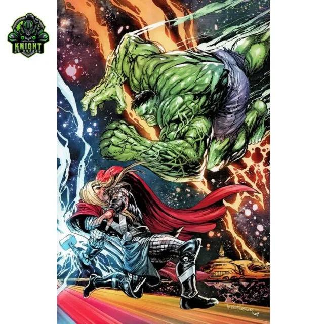 Hulk Vs Thor: Banner War Alpha #1 - Tyler Kirkham Virgin Variant Nm+ 🔥🔥