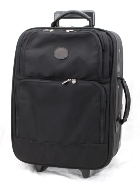 Boyt 22" Nylon Rolling Carry-On Briefcase Luggage Suitcase Black