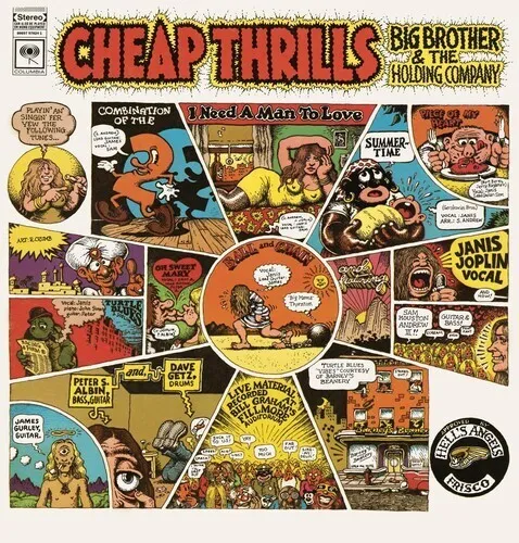 Big Brother & The Holding Company Featuring Janis Cheap Thrills Vinyl LP NEW sea