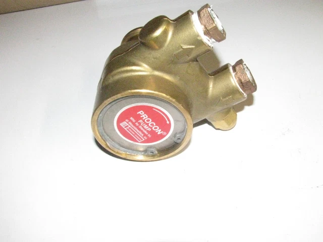 Procon CO2539PXL Industrial Brass Positive Displacement Rotary Vane Pump