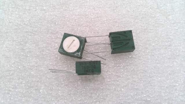 Barbados Vrn-8107 Trimmer Resistor, 760-70, Imeg, 3 Pin (Lot Of 4)
