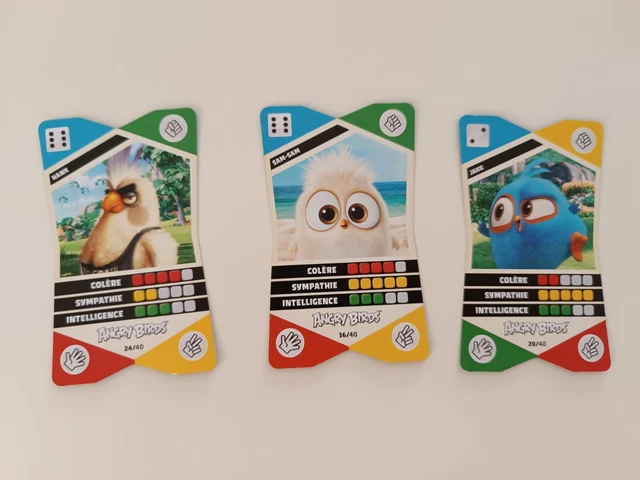 LOT DE 12 Cartes Angry Birds By Rovio Cora Match EUR 10,00 - FR