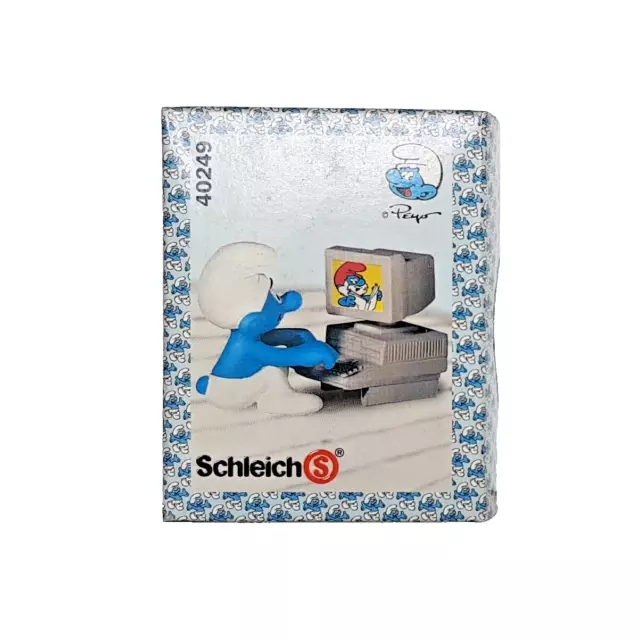 Schleich 40249 "PUFFO al PC" Peyo - Germany NUOVO 2007