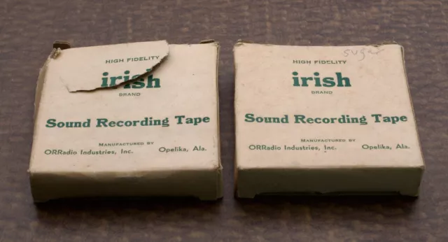 Vintage High Fidelity Irish Brand Sound Recording Tape