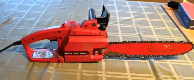 Chainsaw Craftsman 2.0  14" tested works tool