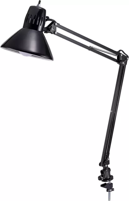 Bostitch Office LED Swing Arm Desk Lamp with Clamp Mount, 36" Reach, Includes LE