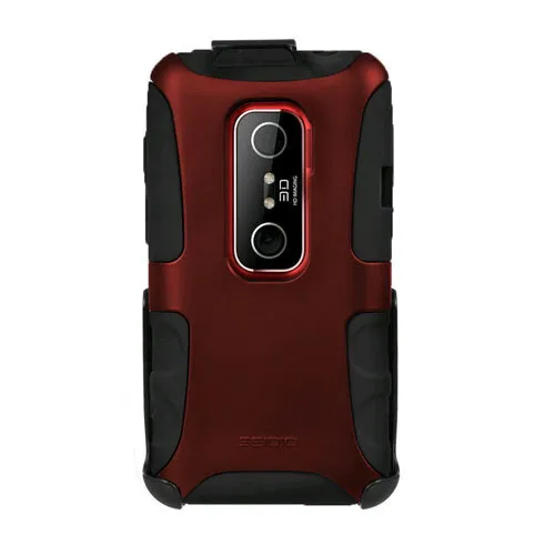 Seidio DILEX Case and Holster Combo for HTC EVO 3D - Burgundy