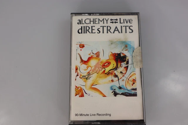 Dire Straits Alchemy Live 1984 Phonogram Warner Brothers White Cassette