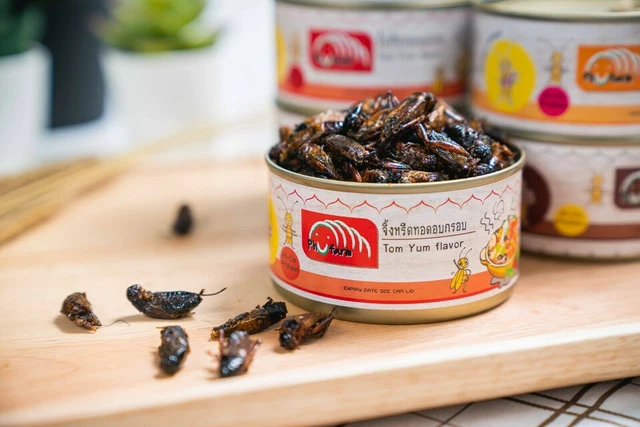 Superfood grilli fritti in scatola, Thailandia 15g. 7 gusti, un anno